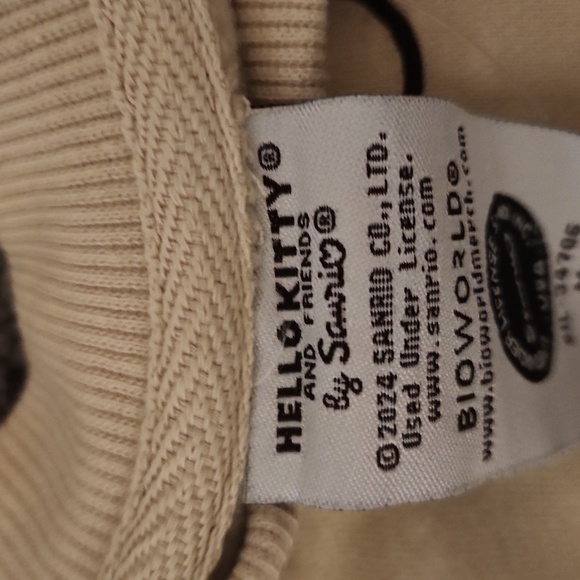 HELLO KITTY Cream Graphic Sweatshirt - Picture 3 of 4